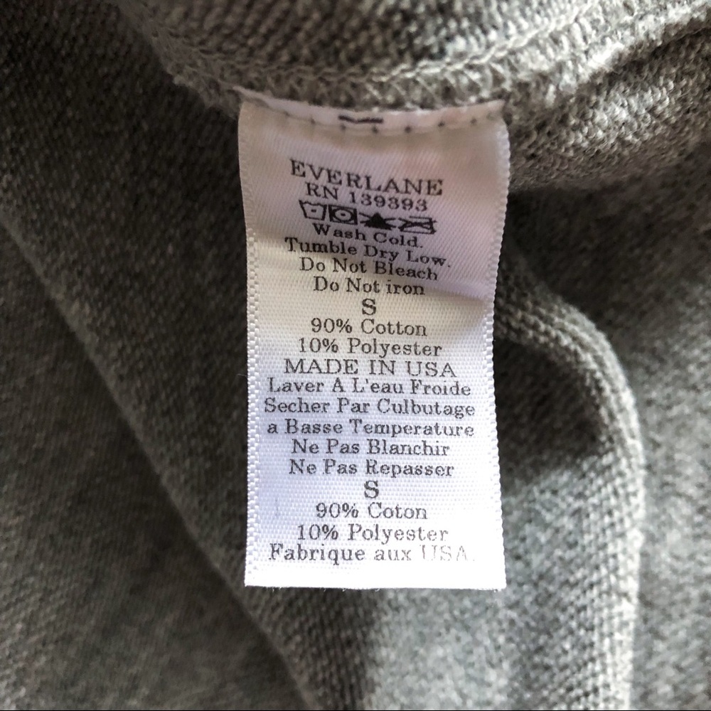 {EVERLANE} The Lightweight French Terry Crew S - Picture 7 of 7